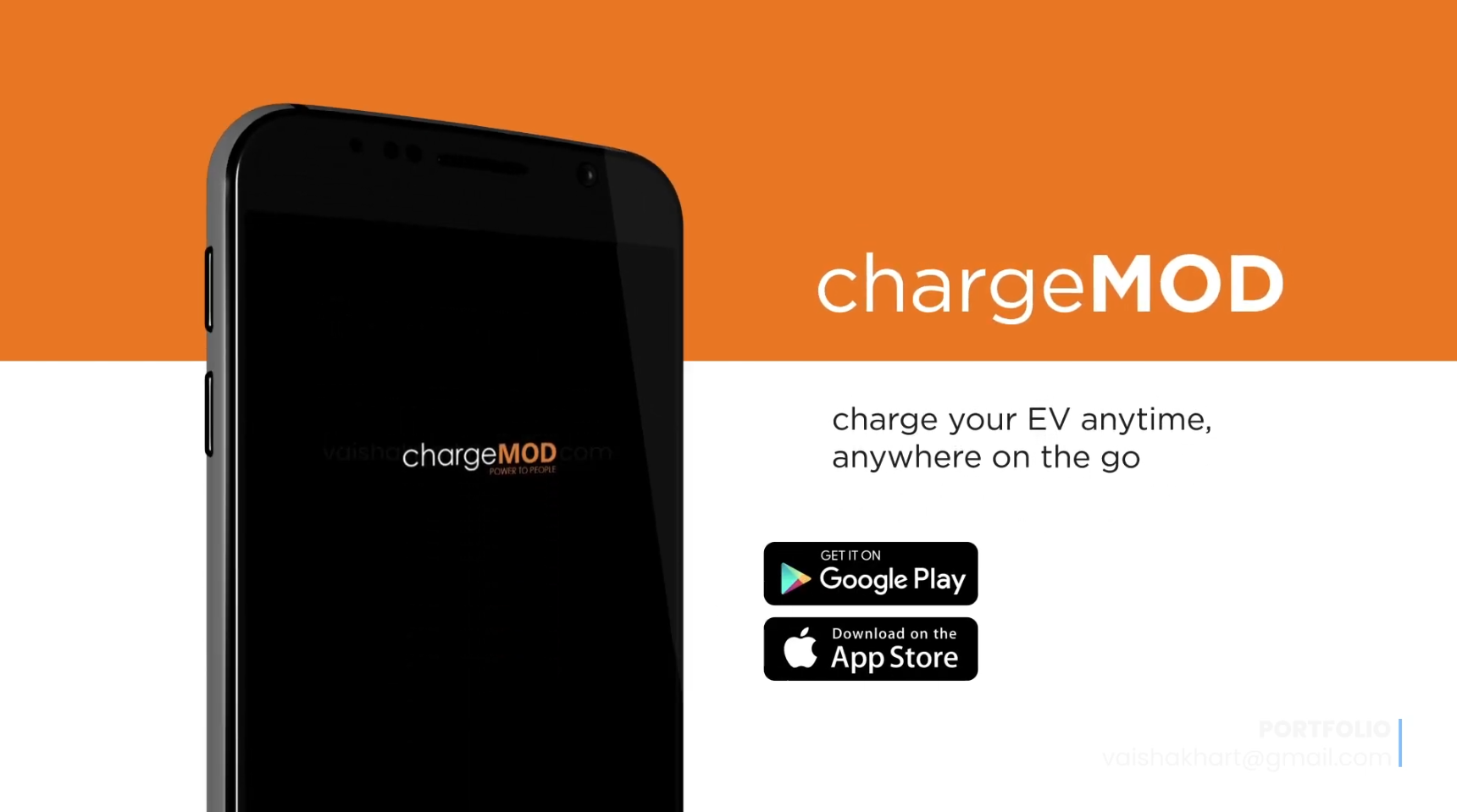 xCharge App motion graphics project