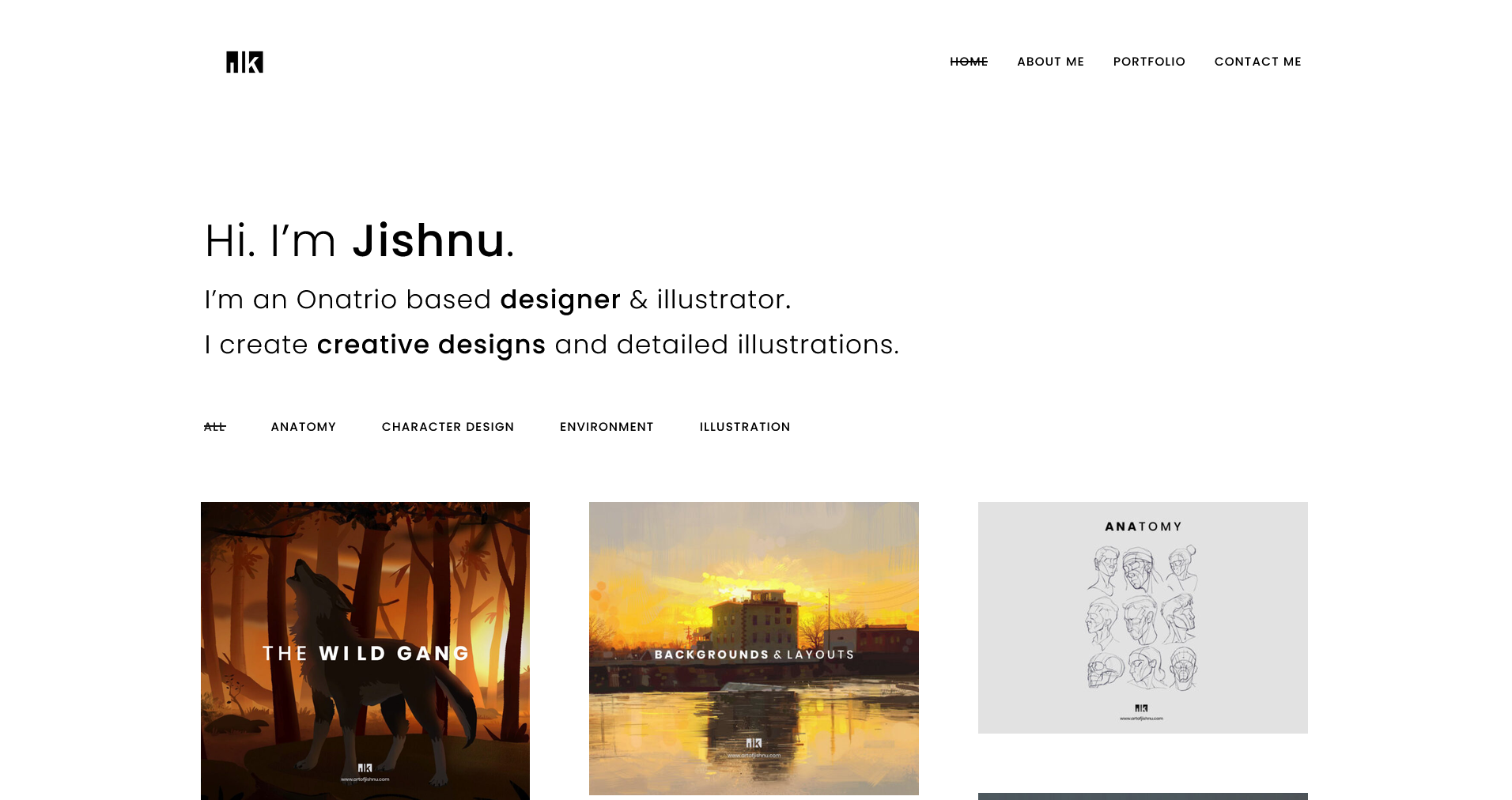 Art of Jishnu website